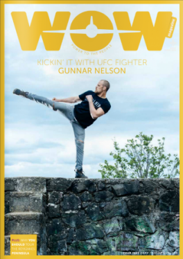Gunnar in WOW Air magazine