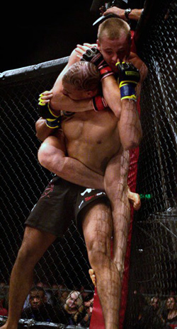 Gunnar Nelson chokes out Eugene Fadiora