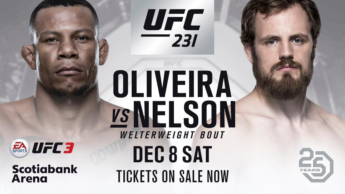 Alex Oliveira vs Gunnar Nelson