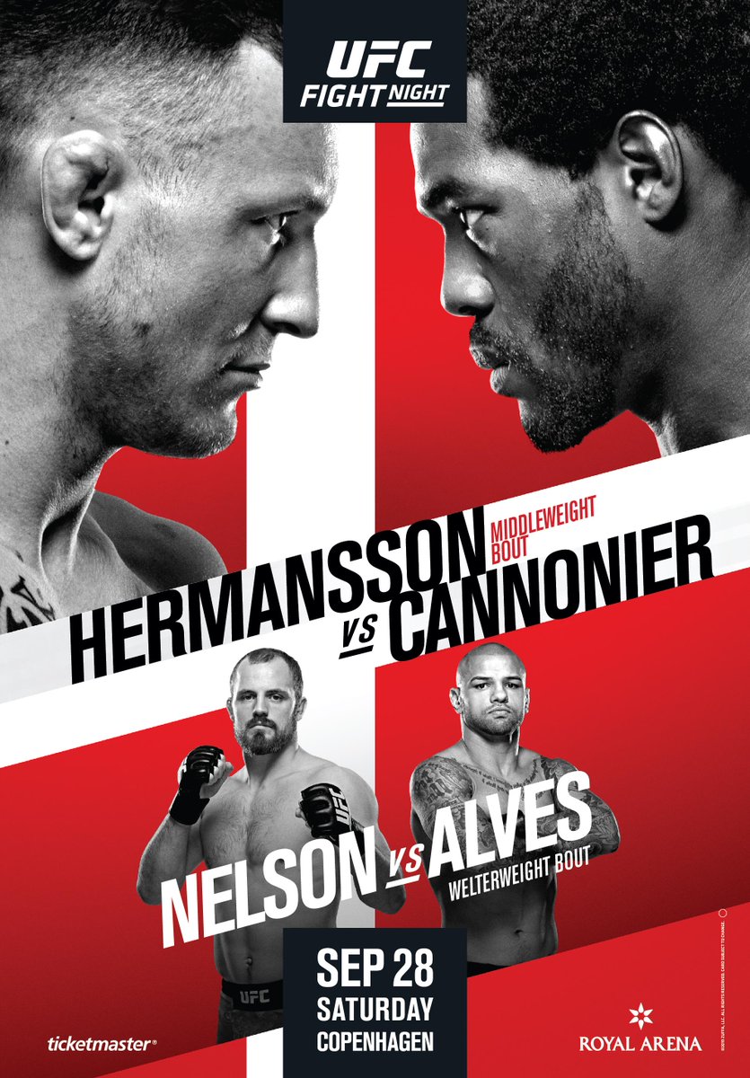 UFC Copenhagen poster