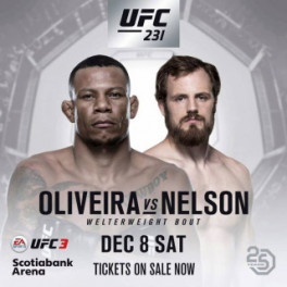 UFC 231 - Gunnar Nelson vs Alex Oliveira